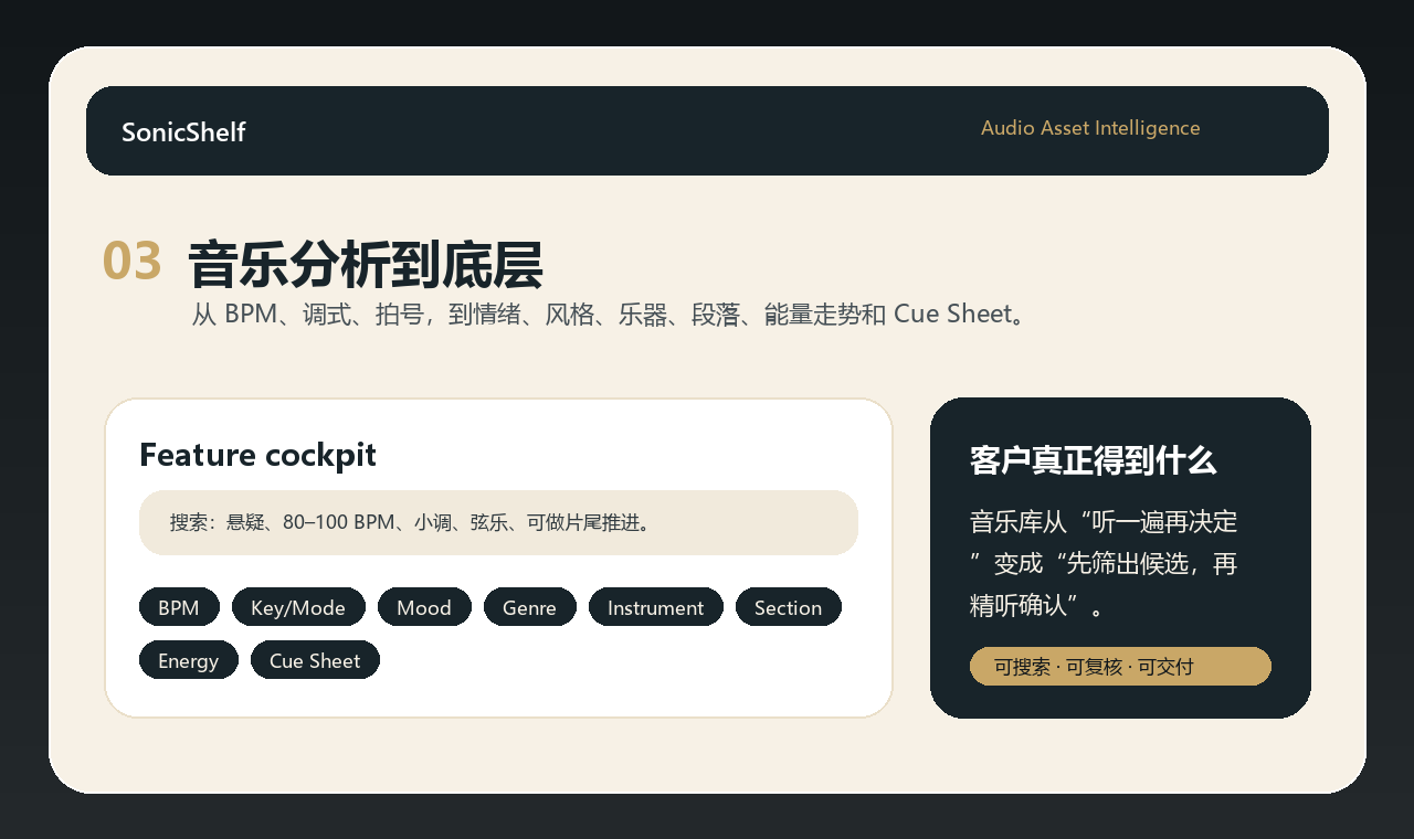 音乐分析到底层